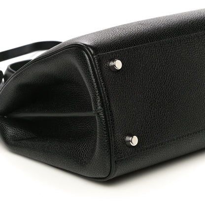 Gucci Grainy Calfskin Small Zumi Top Handle Bag Black 10 of 11