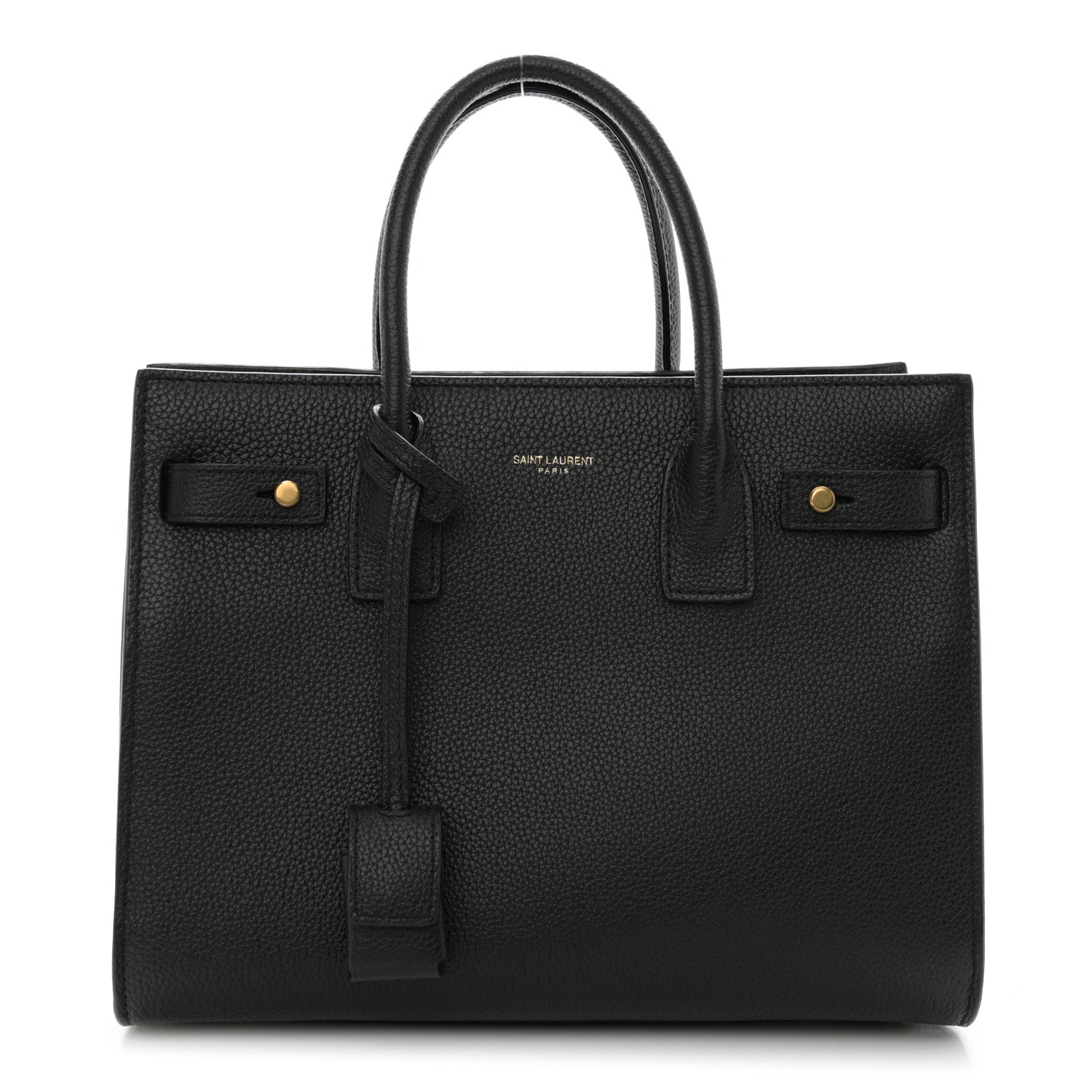 Saint Laurent Grained Calfskin Baby Sac De Jour Souple Black 1 of 11