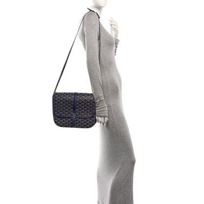 Goyard Goyardine Belvedere II MM Messenger Bag Navy 2 of 9