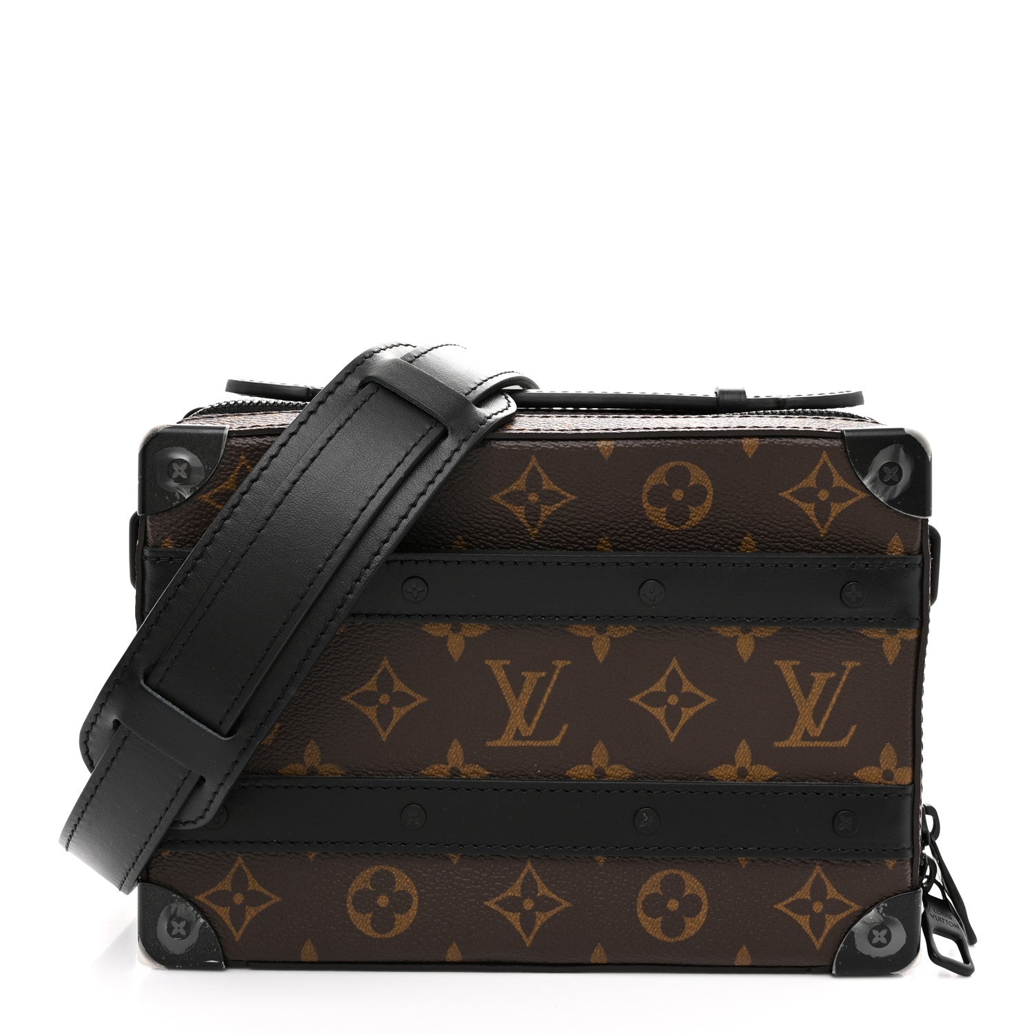 Louis Vuitton Monogram Macassar Handle Soft Trunk Black 1 of 10