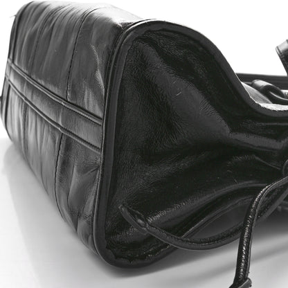 Prada Shiny Nappa Medium Shoulder Bag Black 9 of 9