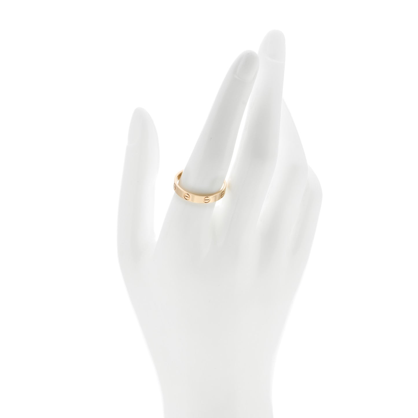 18K Yellow Gold 3.5mm LOVE Wedding Band Ring 59 8.75