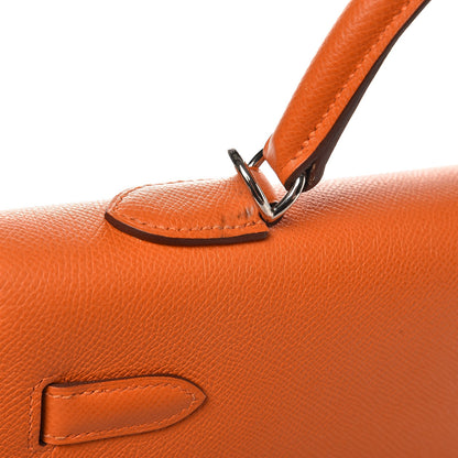 Hermes Epsom Kelly Sellier 35 Orange 30 of 34