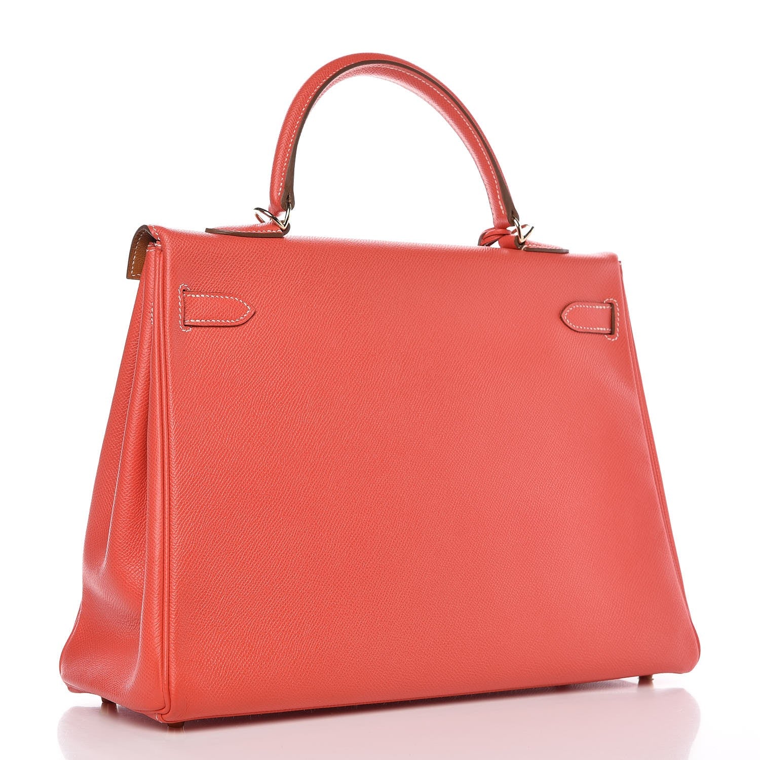 Hermes Epsom Kelly Retourne 35 Rose Jaipur Gold 3 of 36