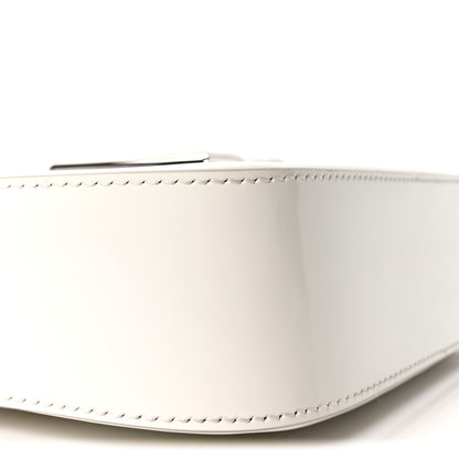 Dolce & Gabbana Patent Calfskin Hot Stuff DG Logo 3.5 Crossbody Bag White 9 of 9