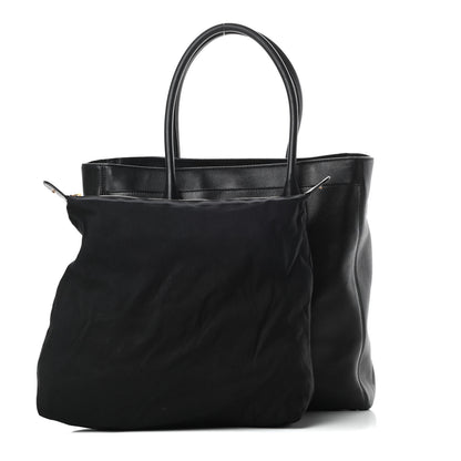 Chanel Calfskin Tall Cerf Tote Black 3 of 22