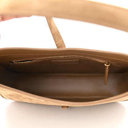 Saint Laurent Suede Calfskin Le 5 A 7 Hobo Beige 5 of 8