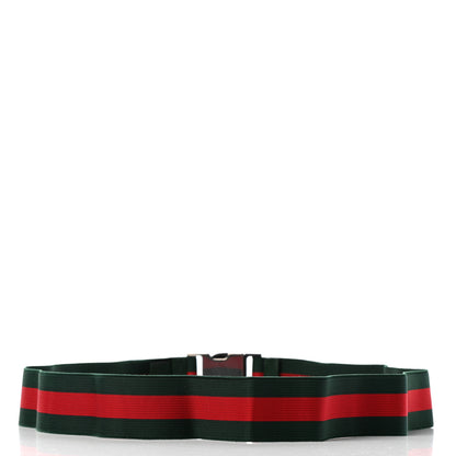 Gucci Nylon Web Belt 90 36 Green Red 2 of 4