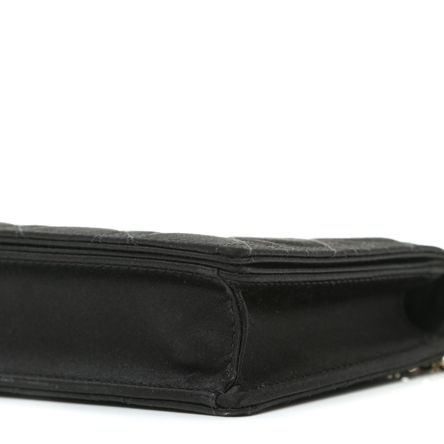 Christian Dior Satin Cannage Lady Dior Clutch Black 6 of 8