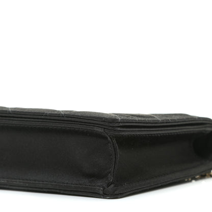 Christian Dior Satin Cannage Lady Dior Clutch Black 6 of 8