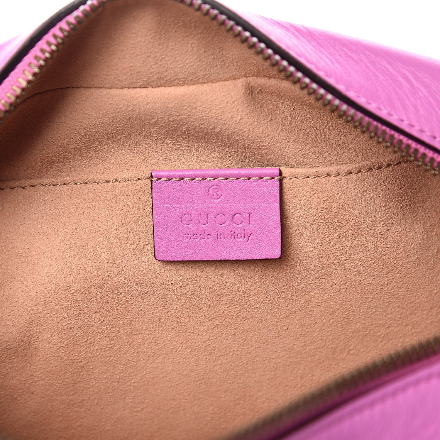 Gucci Calfskin Matelasse Small GG Marmont Chain Shoulder Bag Candy Mousse 6 of 11