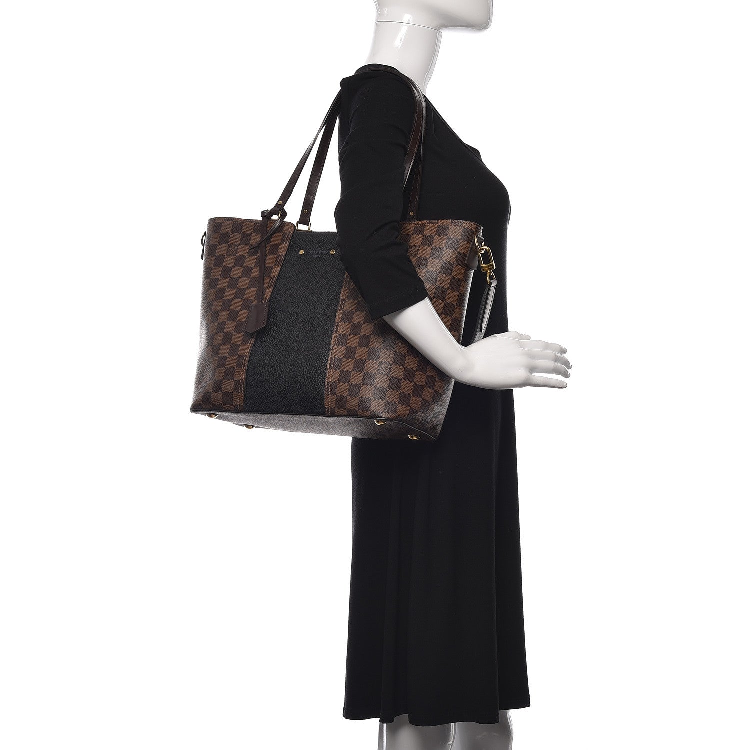Louis Vuitton Damier Ebene Jersey Black 2 of 14