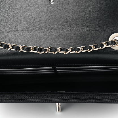 Chanel Lambskin Quilted Trendy CC Wallet On Chain WOC Black 4 of 9