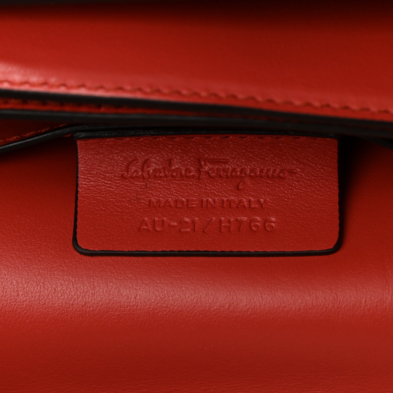 Salvatore Ferragamo Calfskin Small Margot Crossbody Paprika 6 of 11