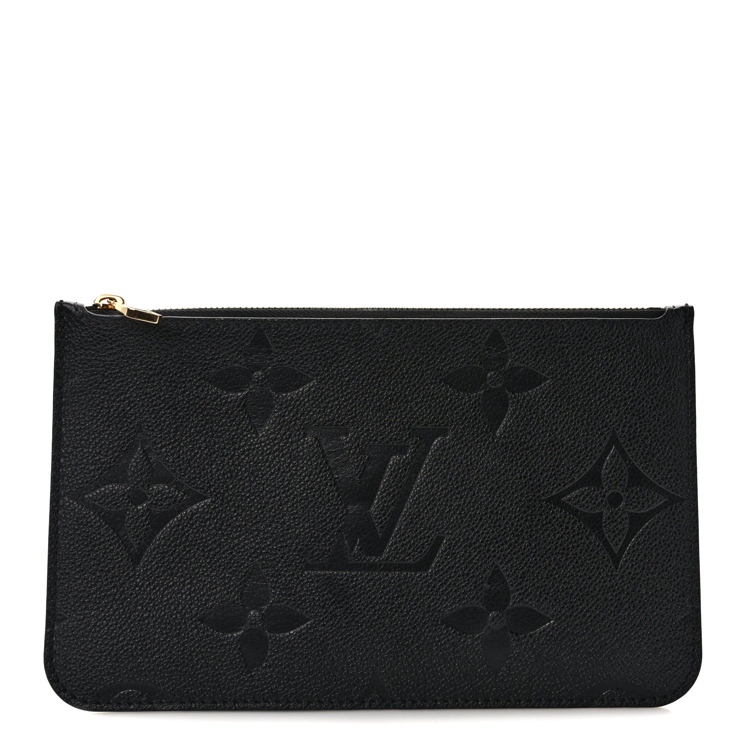 Louis Vuitton Empreinte Monogram Giant Neverfull MM Pochette Black 1 of 7