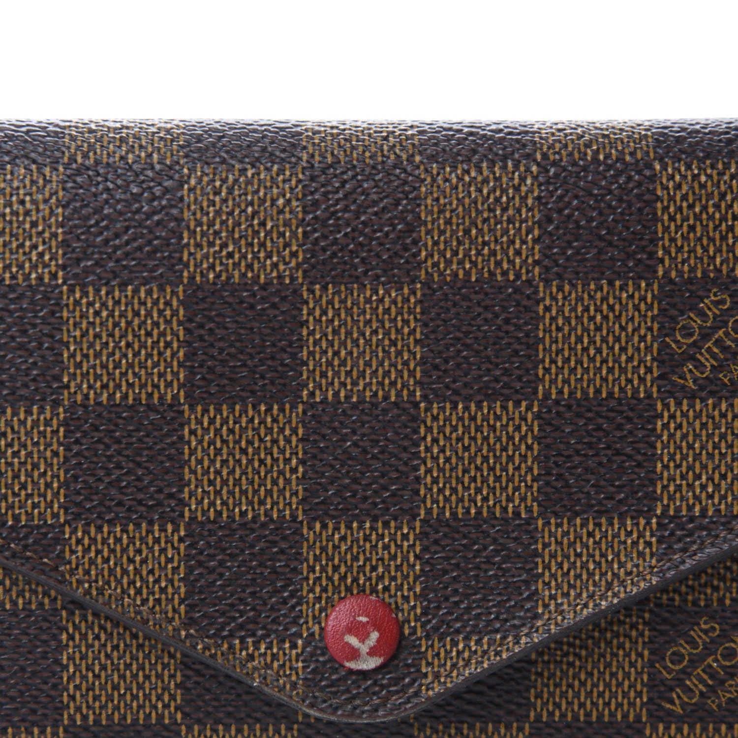 Louis Vuitton Damier Ebene Josephine Wallet Red 11 of 11