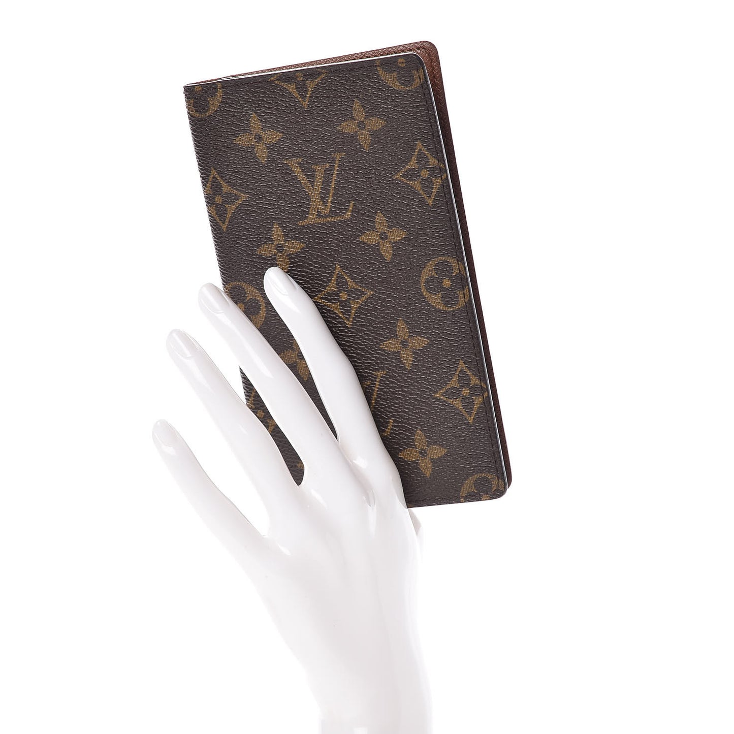Monogram Checkbook Holder Case Wallet