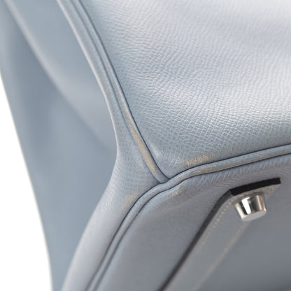 Hermes Epsom Birkin 35 Bleu Lin 9 of 14