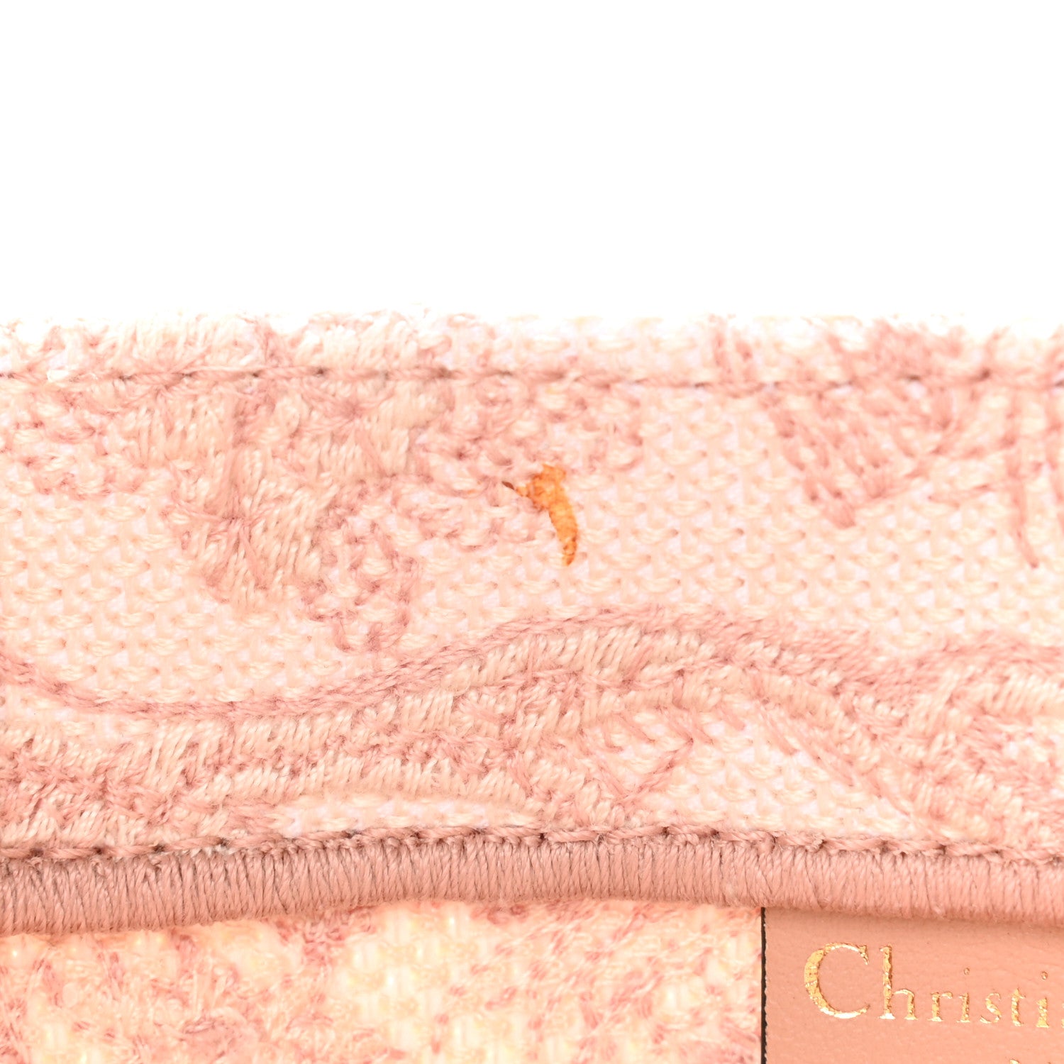 Christian Dior Canvas Toile De Jouy Embroidered Medium Book Tote Pink 7 of 10