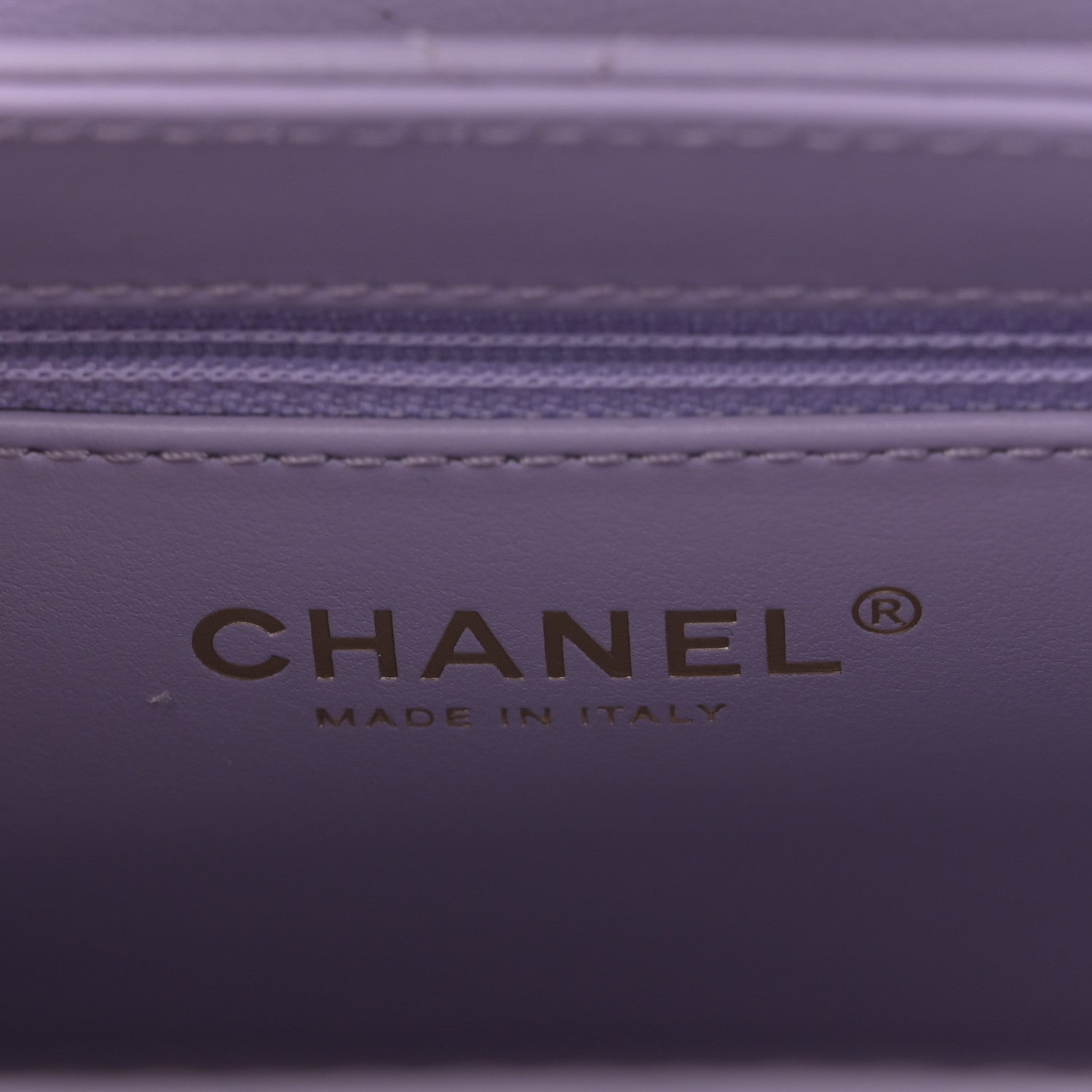 Chanel Shiny Aged Calfskin Quilted Nano Kelly Shopper Lilac 6 of 10
