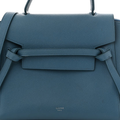 Celine Grained Calfskin Micro Belt Bag Washed Blue 9 of 11