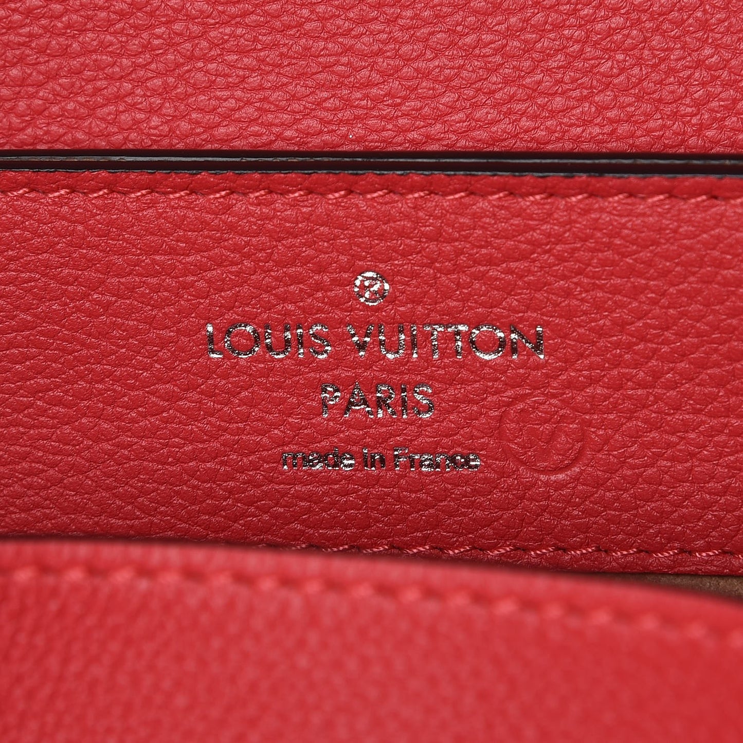 Soft Calfskin Lockme Backpack Poppy