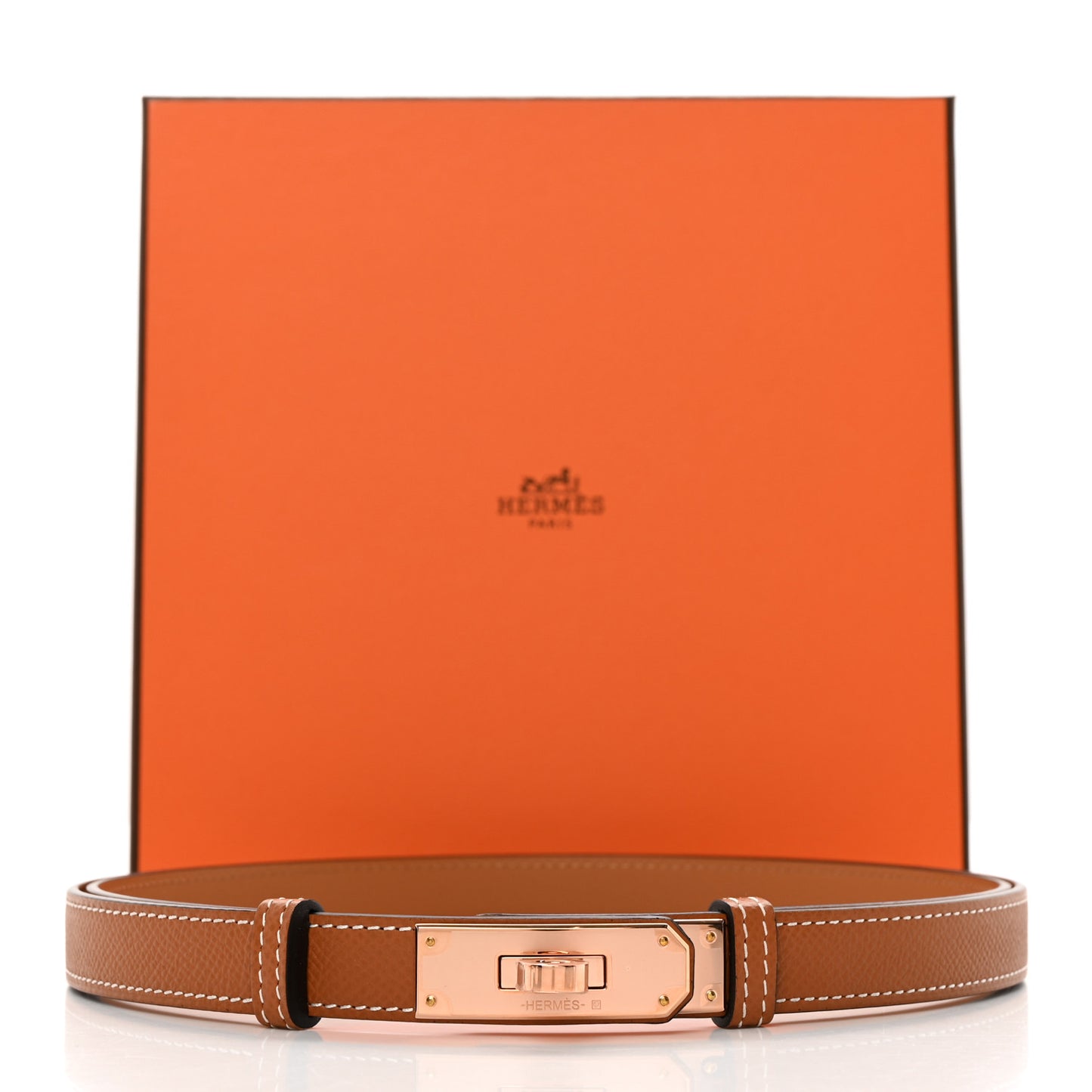 Epsom Kelly Belt Gold