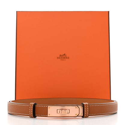 Hermes Epsom Kelly Belt Gold 5 of 5