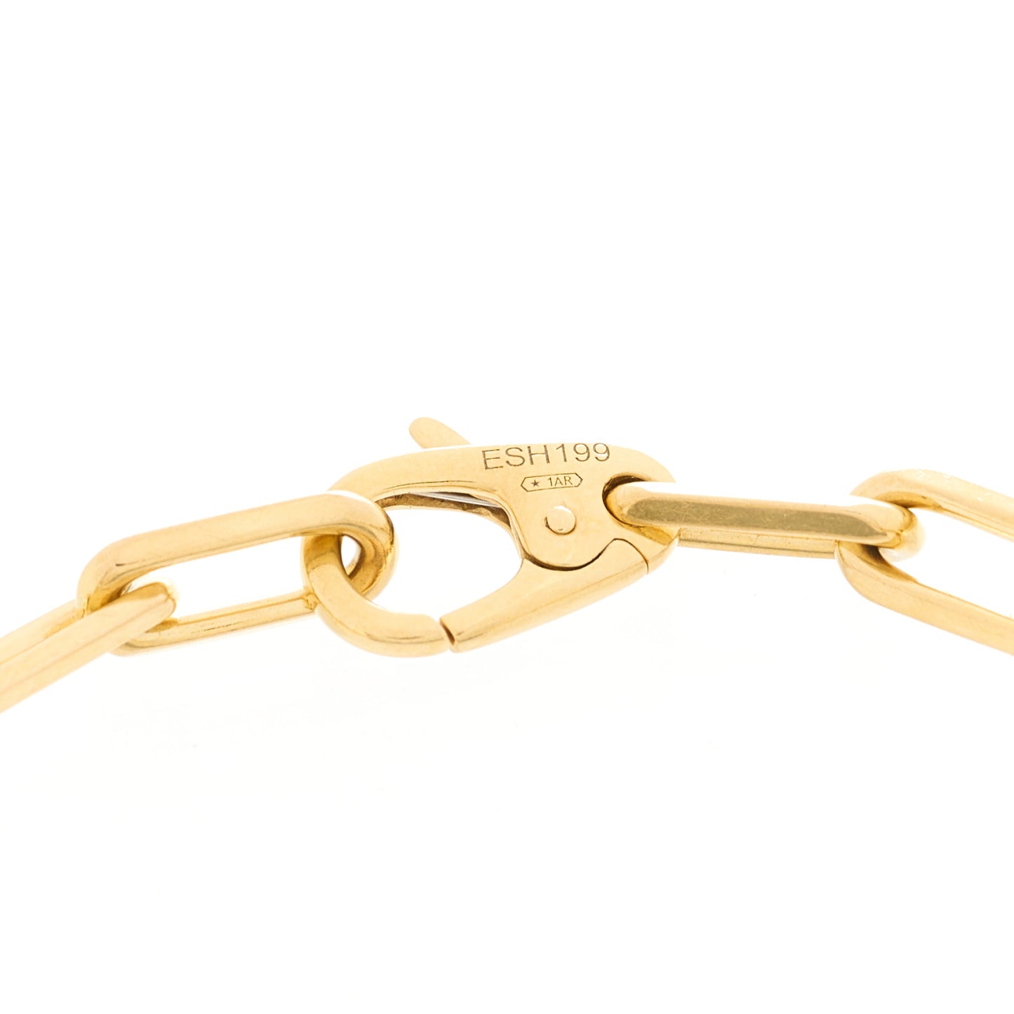 18K Yellow Gold Santos de Cartier Link Chain Bracelet