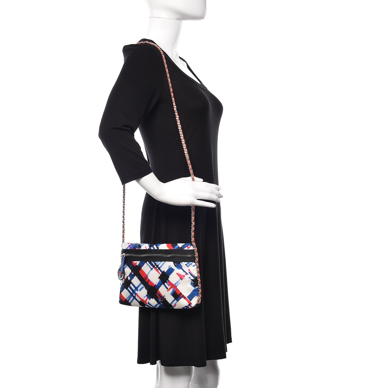 Chanel Canvas Printed Airline Crossbody Bag Multicolor 2 of 11