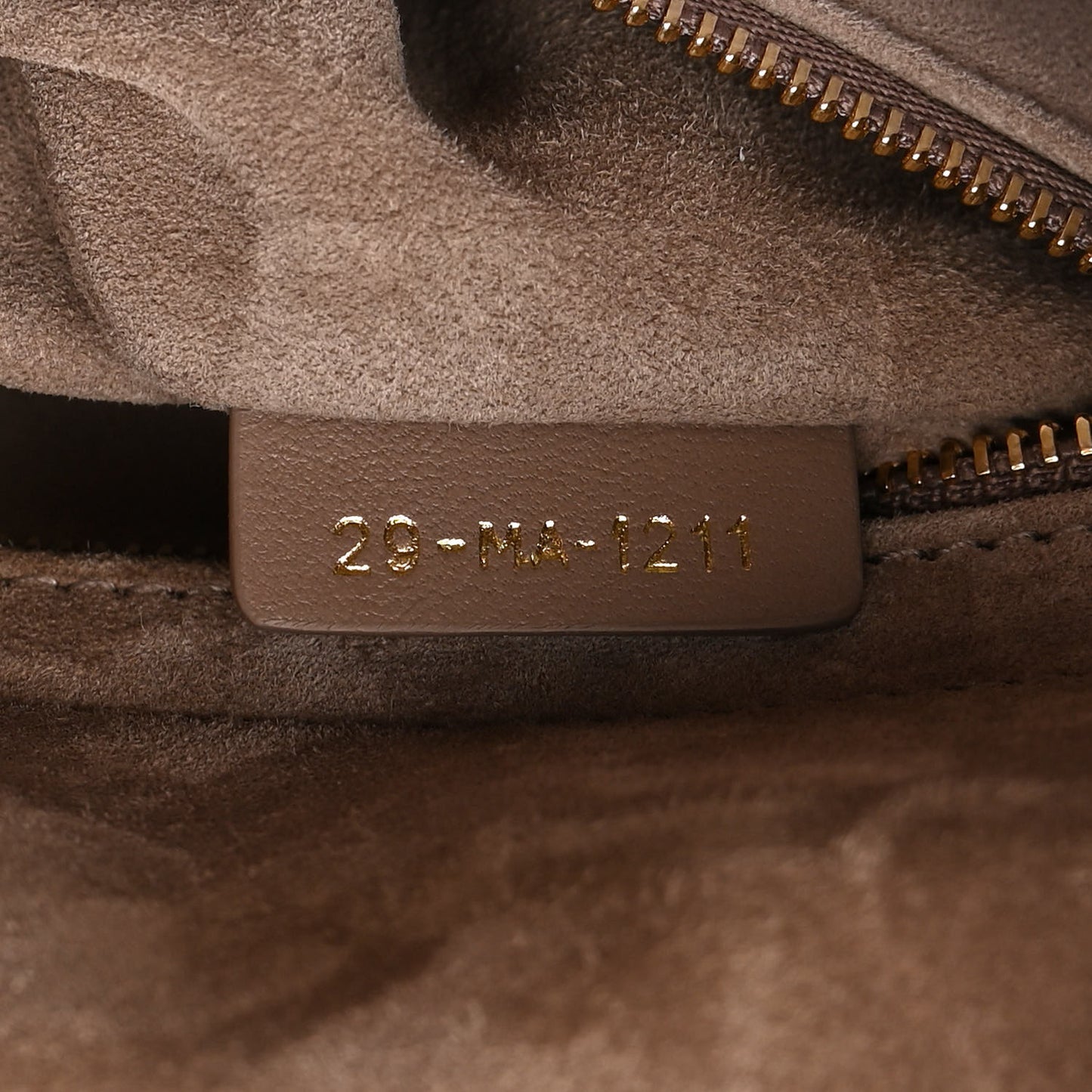 CHRISTIAN DIOR Lambskin Cannage Medium Lady Dior Warm Taupe
