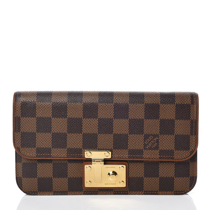 Louis Vuitton Damier Ebene Ascot Wallet 1 of 10