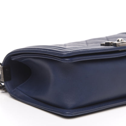 Chanel Calfskin Quilted Small Boy Flap Navy 9 of 14