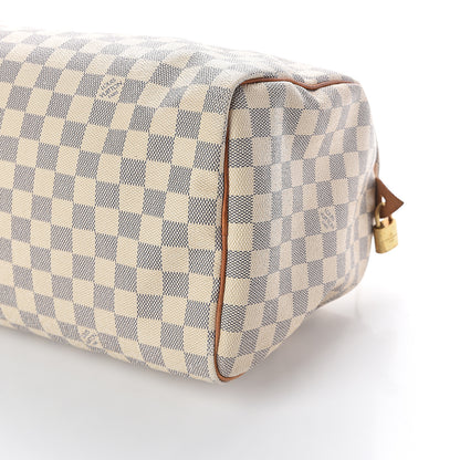 Louis Vuitton Damier Azur Speedy 35 8 of 8