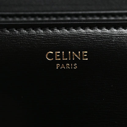 Celine Shiny Calfskin Teen Triomphe Black 6 of 10