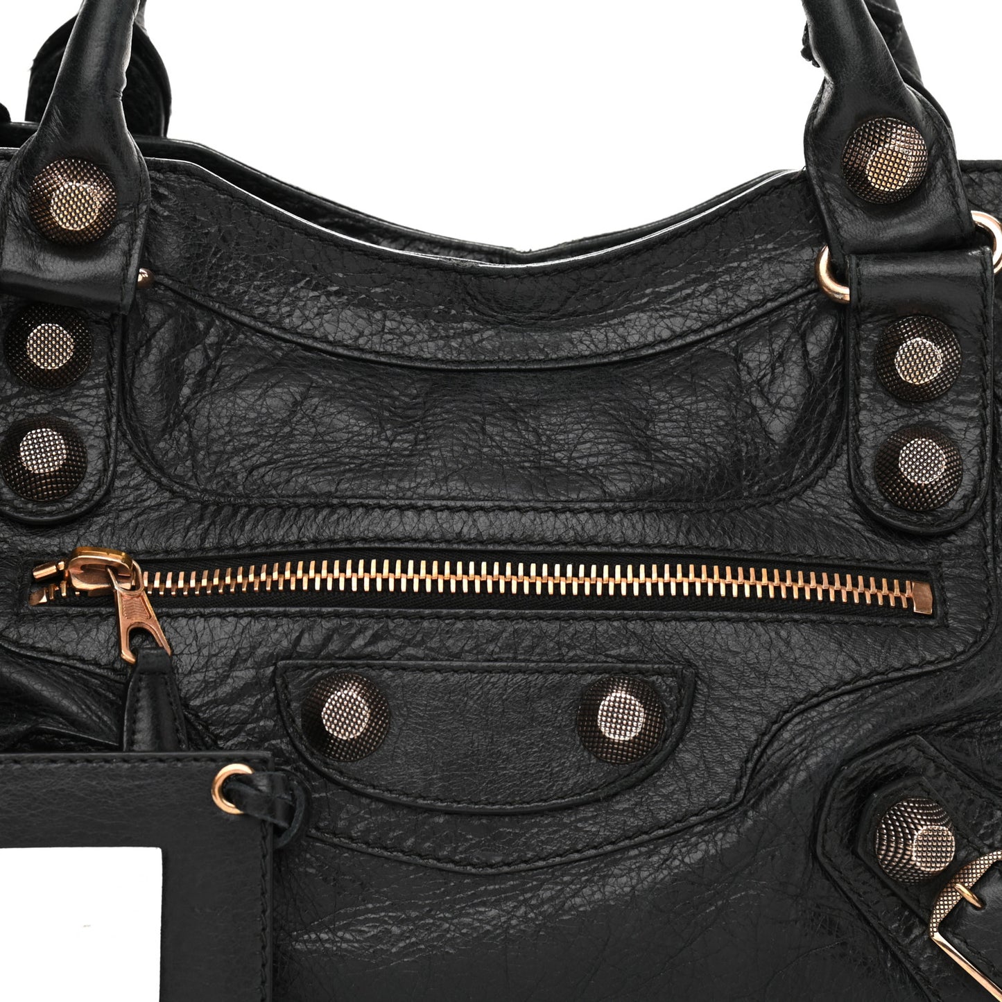 Agneau Giant 21 Rose Gold Hardware City Black
