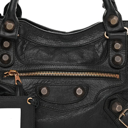 Balenciaga Agneau Giant 21 Rose Gold Hardware City Black 7 of 10