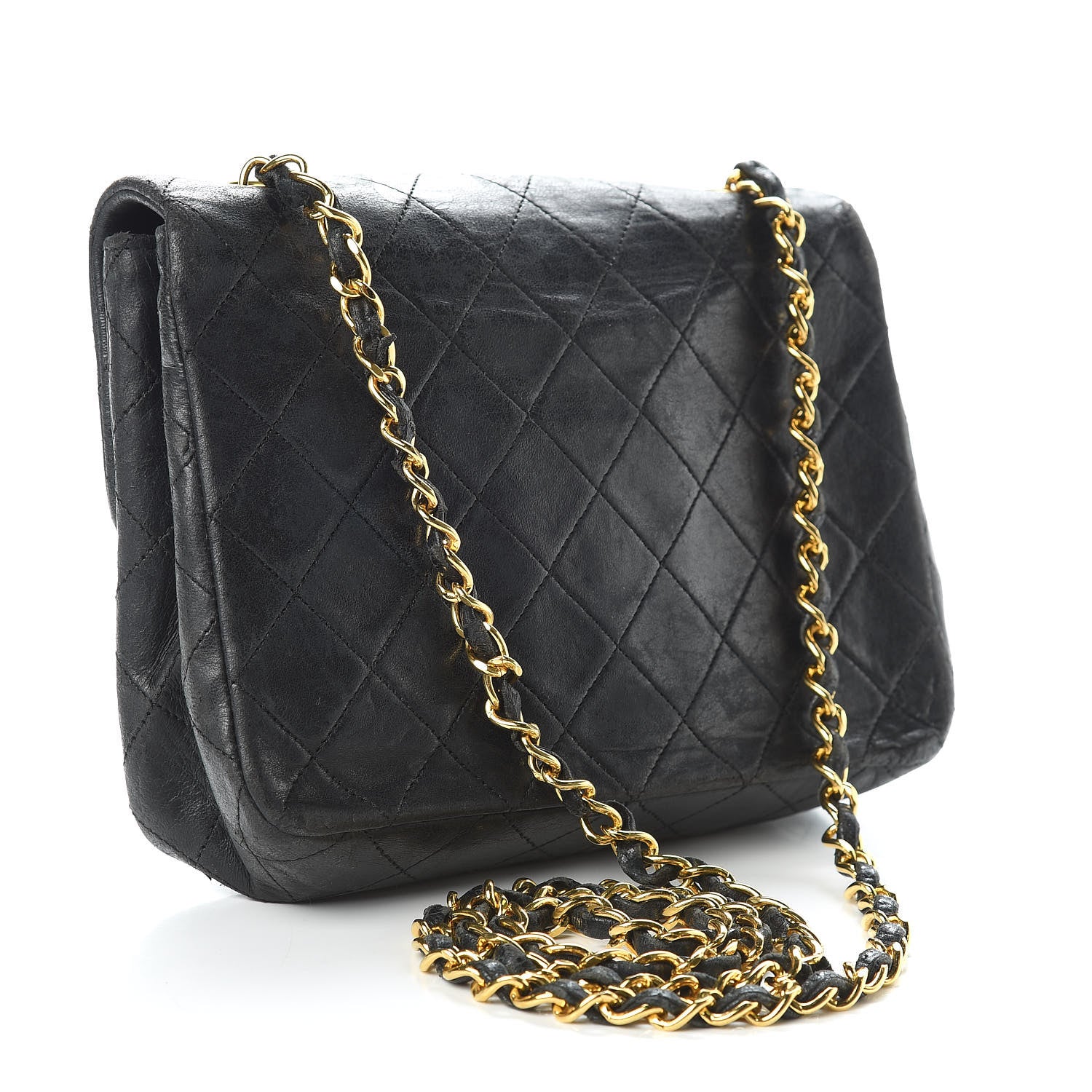 Chanel Lambskin Quilted Mini Square Flap Black 3 of 14