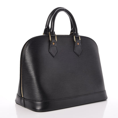 Louis Vuitton Epi Alma PM Black 3 of 13