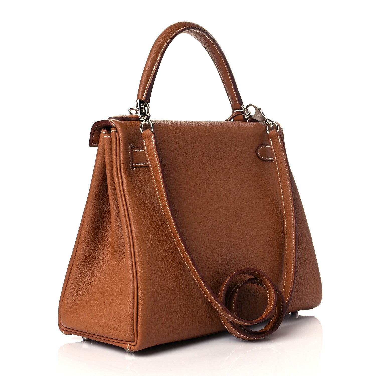 Hermes Togo Kelly Retourne 28 Gold 3 of 11