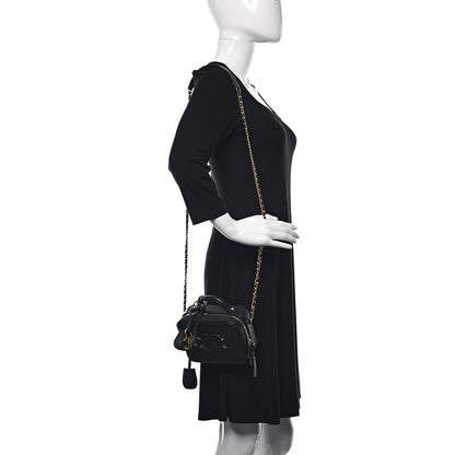 Chanel Caviar Quilted Small CC Filigree Vanity Case Black 2 of 9