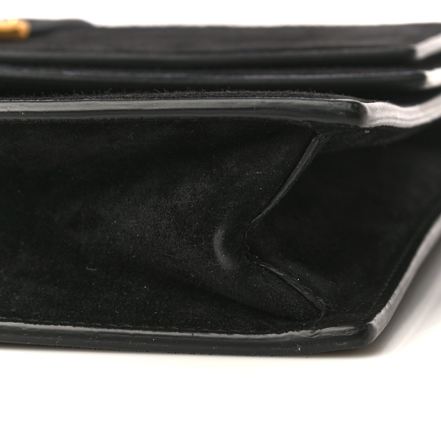Saint Laurent Suede Sulpice Monogram Medium Shoulder Bag Black 16 of 16