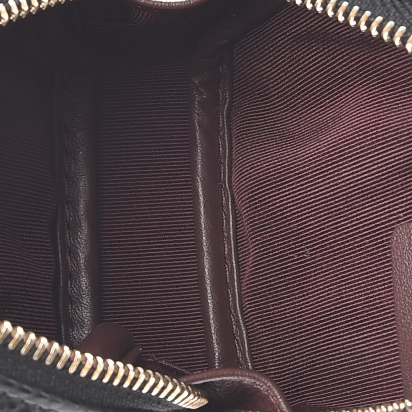 Caviar Quilted Zip Around Classic Coin Purse Black