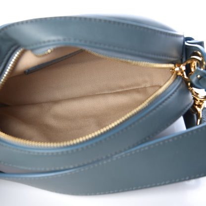 Chloe Smooth Calfskin Little Horses Embroidered Shoulder Bag Cloudy Blue 5 of 9