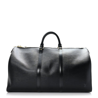 Louis Vuitton Epi Keepall 50 Black 1 of 11