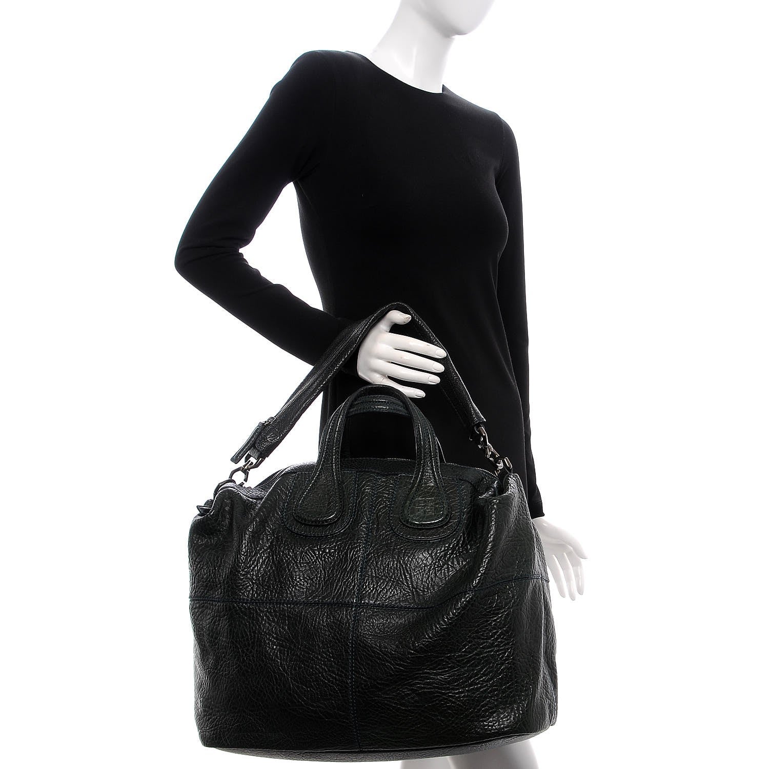 Givenchy Pebbled Calfskin Large Nightingale 2 of 8