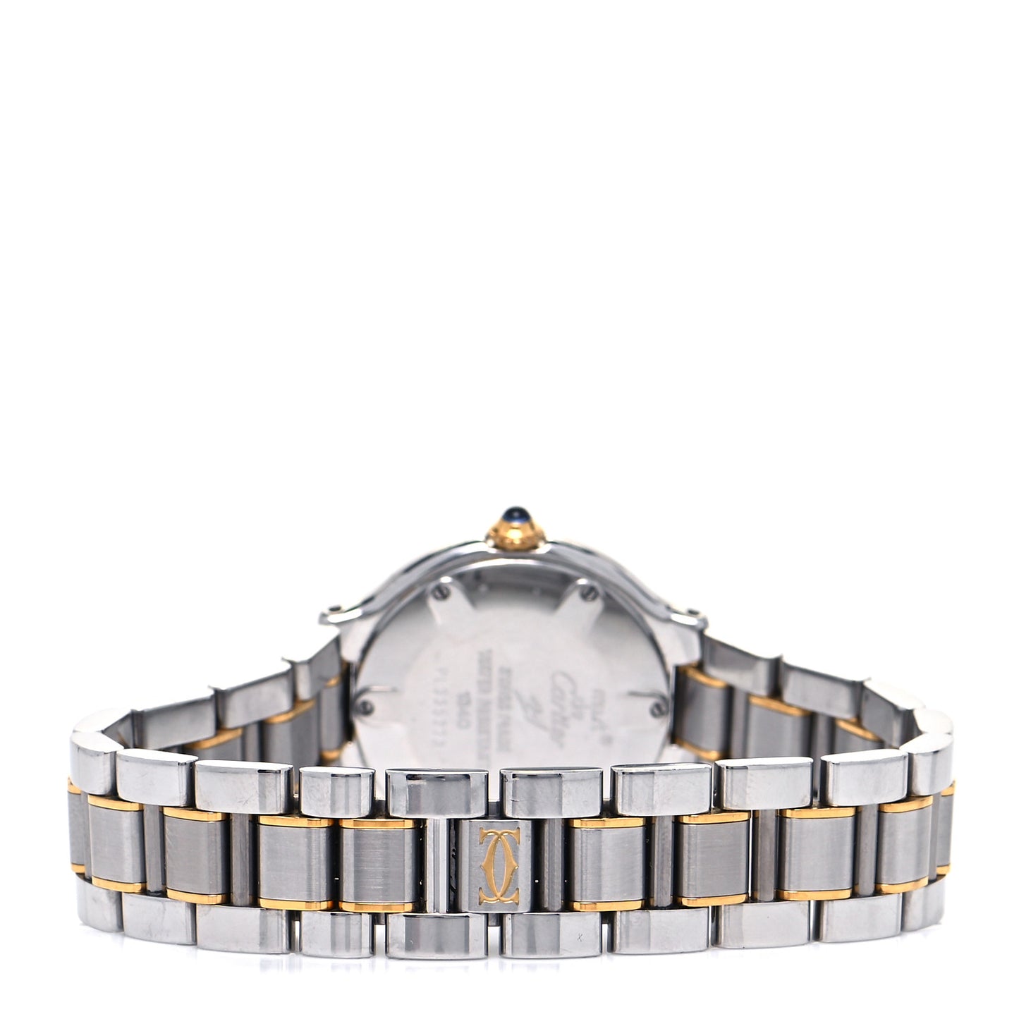 Stainless Steel 18K Yellow Gold 28mm Must De 21 Quartz Watch