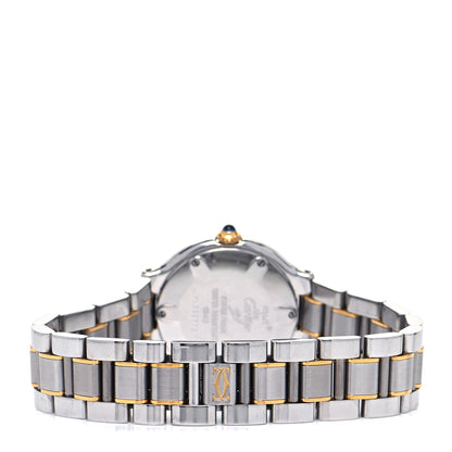 Cartier Stainless Steel 18K Yellow Gold 28mm Must De 21 Quartz Watch 3 of 5