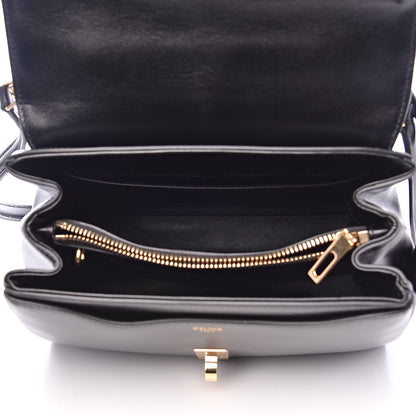 Celine Satinated Calfskin Small 16 Top Handle Bag Black 5 of 12