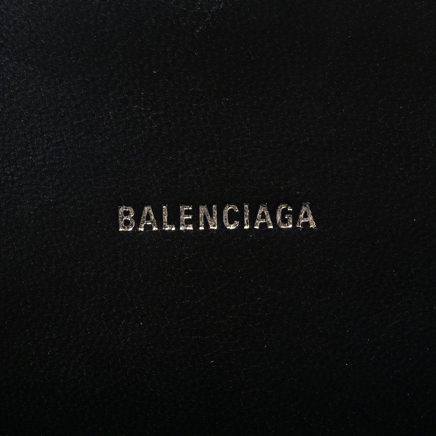 Metallic Calfskin Crocodile Embossed Crystal Hourglass Top Handle Bag XS Silver